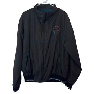 Mid-West Garment‎ Co. Southwestern Bomber Jacket Size XL Embroidered Skull